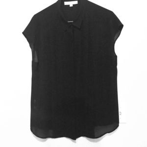 Loft - Navy Blue Sleeveless Blouse.